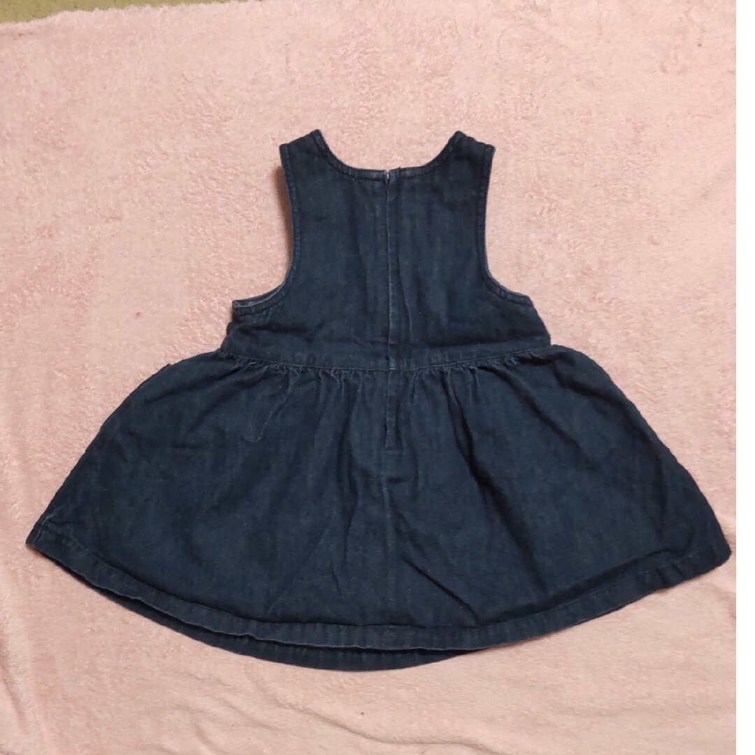 mikihouse(ミキハウス)のミキハウス ジャンバースカート 90 キッズ/ベビー/マタニティのキッズ服女の子用(90cm~)(ワンピース)の商品写真