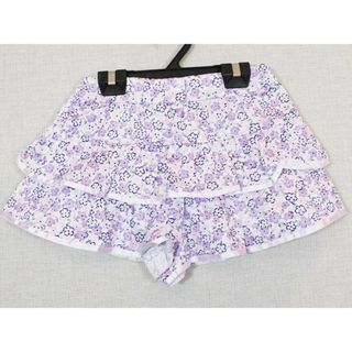 ベベ(BeBe)の[ベベ/BeBe]80cm キュロットスカート ピンク×紫系【中古】子供服 キッズ kids ベビー服 baby 女の子 春夏 714032 bottoms(パンツ)