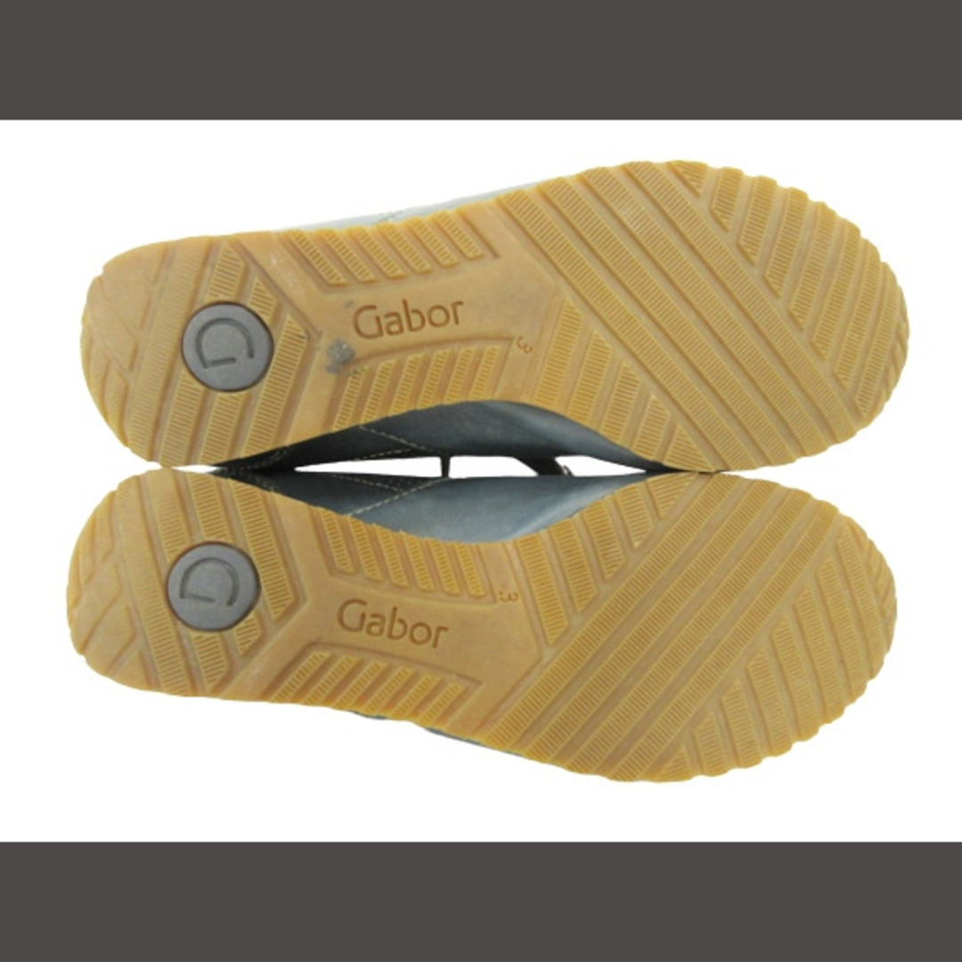 Gabor(ガボール)のGabor スニーカー シューズ ローカット くすみブルー size3 レディースの靴/シューズ(スニーカー)の商品写真