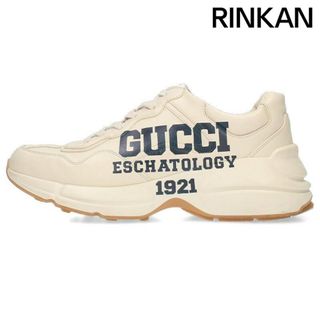 グッチ(Gucci)のグッチ  RHYTON 663339 ライトンロゴスニーカー メンズ 8(スニーカー)