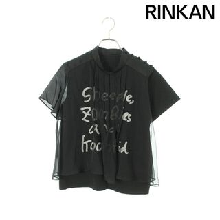 サカイ  22-06258/MADSAKI Chiffon Mix T-Shirt シフォンミックスTシャツ レディース 1