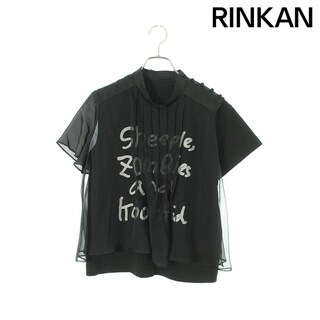 サカイ(sacai)のサカイ  22-06258/MADSAKI Chiffon Mix T-Shirt シフォンミックスTシャツ レディース 1(Tシャツ(半袖/袖なし))