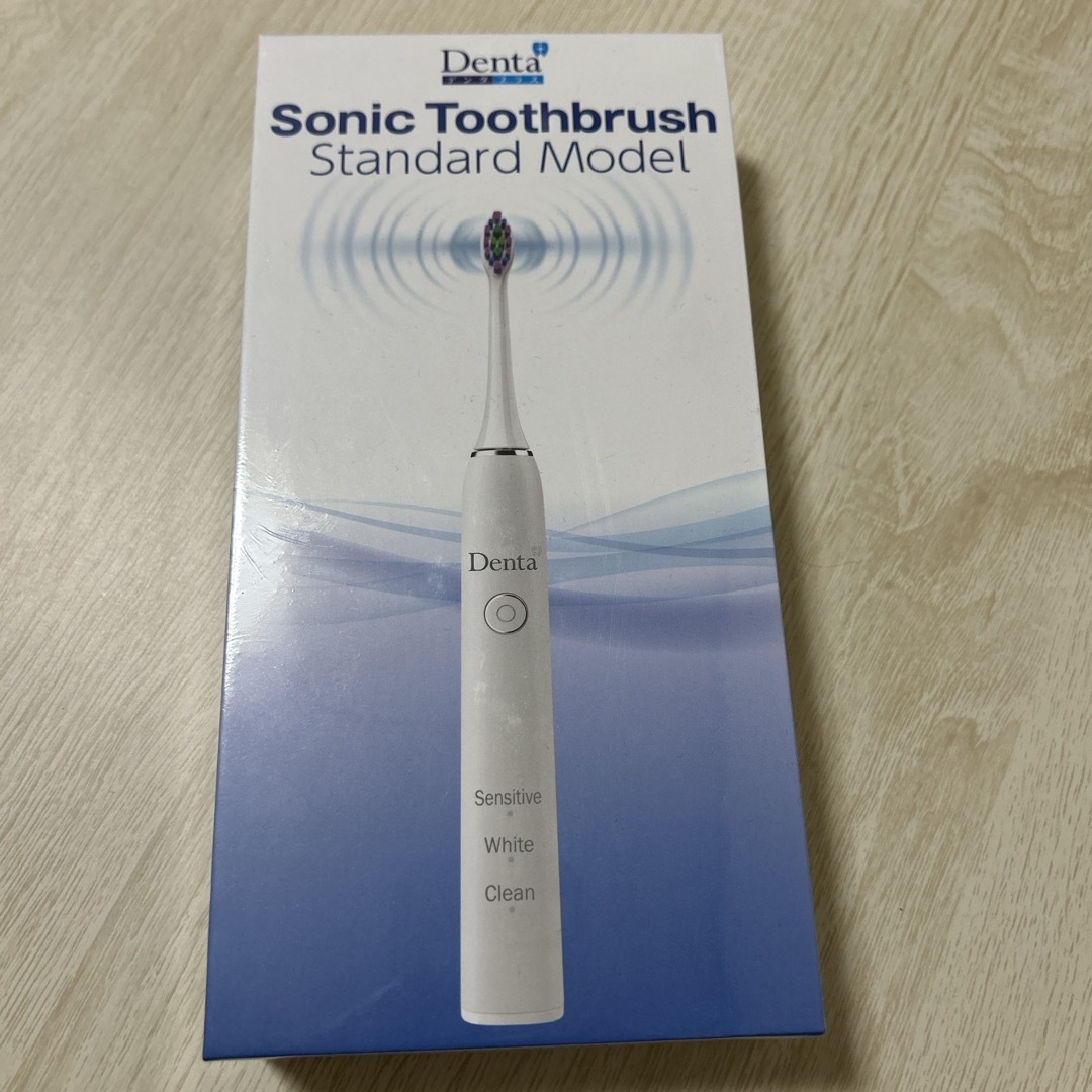 Denta＋SonicToothbrush電動歯ブラシ ホワイト コスメ/美容のオーラルケア(歯ブラシ/デンタルフロス)の商品写真