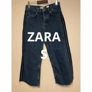 ザラ(ZARA)のZARA TRF ザラ 七分丈 デニム ジーンズ コットン100% ヴィンテージ(デニム/ジーンズ)