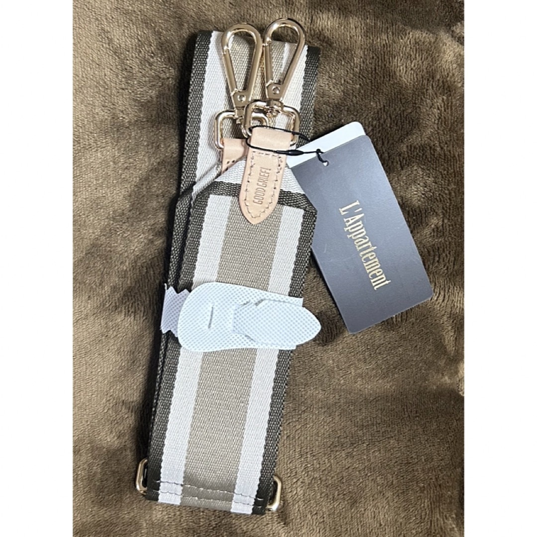 L'Appartement DEUXIEME CLASSE(アパルトモンドゥーズィエムクラス)の【GOOD GRIEF!/グッドグリーフ】Border Belt(6cm) レディースのファッション小物(その他)の商品写真