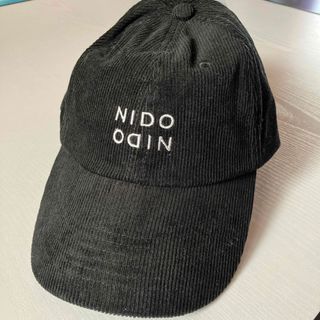 NIDO 帽子 キャップ　ブラック 58～60cm ☆タグ付き・新品・未使用★(キャップ)