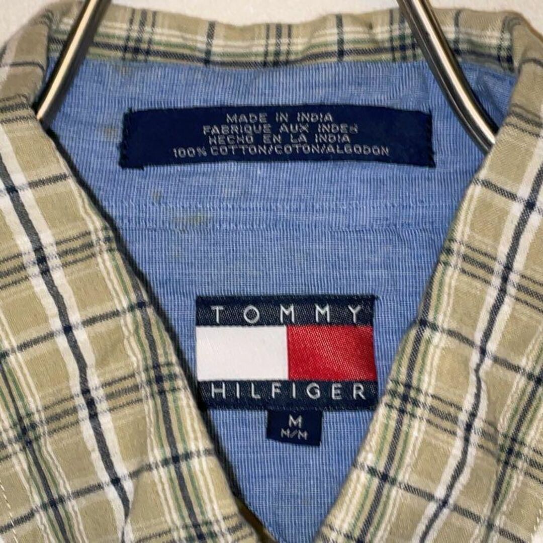 TOMMY HILFIGER(トミーヒルフィガー)のTOMMY HILFIGER トミーヒルフィガー 半袖シャツ チェック ゆるダボ メンズのトップス(Tシャツ/カットソー(半袖/袖なし))の商品写真