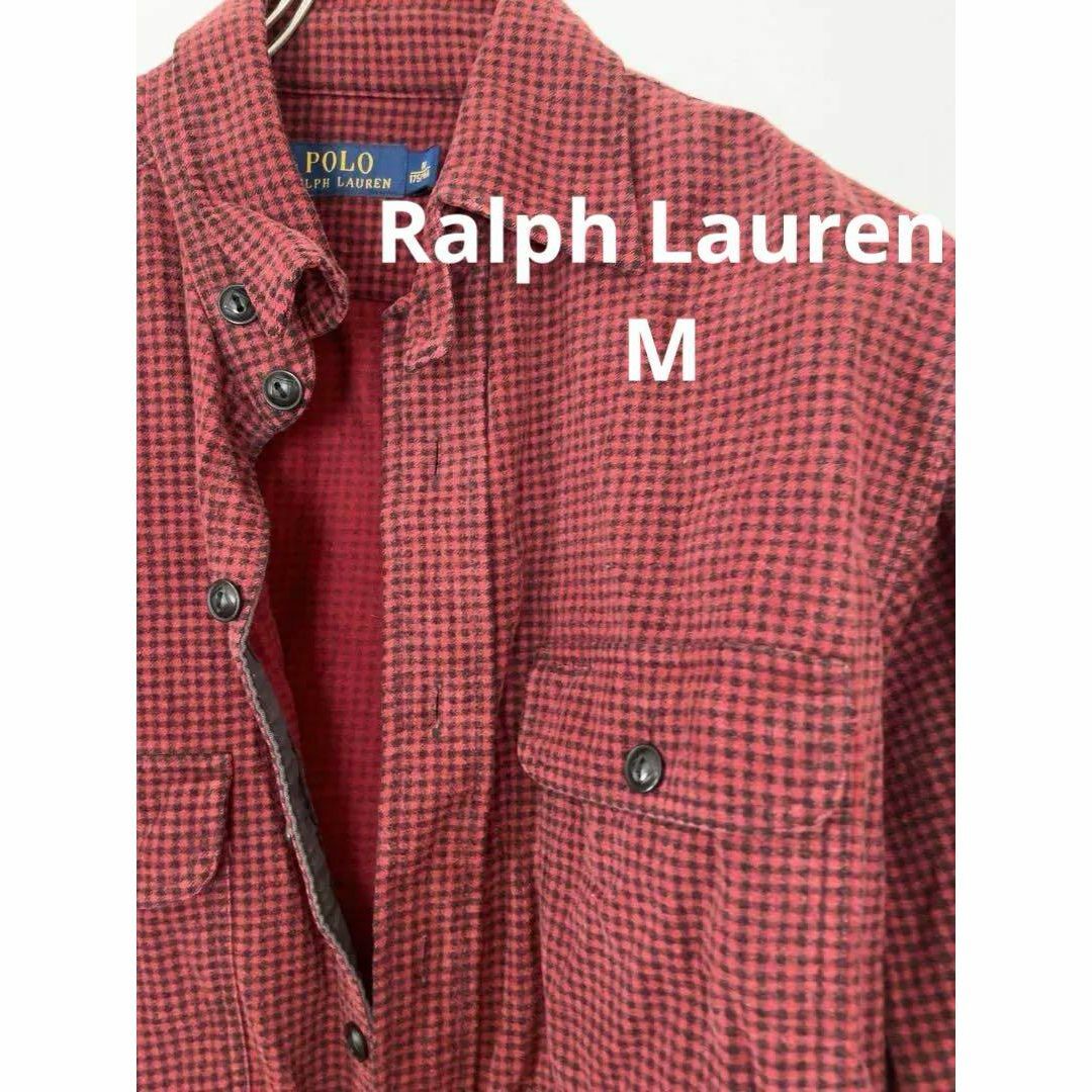 Ralph Lauren(ラルフローレン)のRalph Lauren ポロ ラルフローレン チェック BD ネルシャツ M メンズのトップス(シャツ)の商品写真