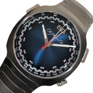 　H.Moser&Cie ストームライナー　フライバック　クロノグラフ 6902-1201 ブルー ステンレススチール SS メンズ 腕時計(その他)