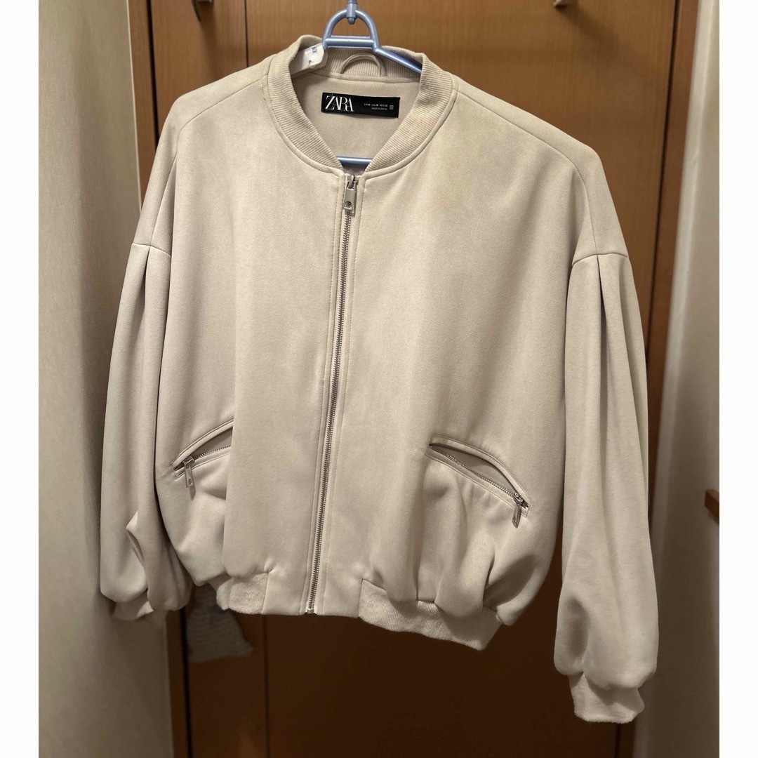 ZARA(ザラ)のZARA/スエード生地/ブルゾン レディースのジャケット/アウター(テーラードジャケット)の商品写真