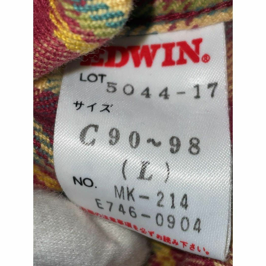 EDWIN(エドウィン)のオールド EDWIN エドウィン 長袖 BDシャツ チェック 90's サイズL メンズのトップス(シャツ)の商品写真