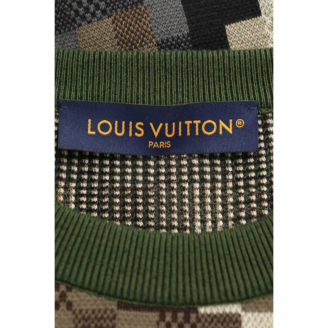 LOUIS VUITTON(ルイヴィトン)のルイヴィトン  RM241 AUR HQN72W ダモフラージュクルーネックニット メンズ XL メンズのトップス(ニット/セーター)の商品写真