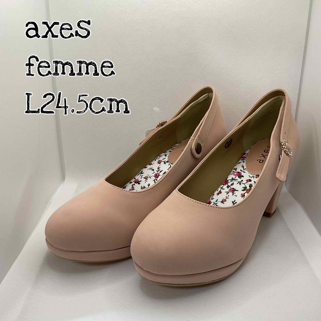 axes femme(アクシーズファム)の新品 アクシーズファム axesfemme ストームパンプス Lサイズ レディースの靴/シューズ(ハイヒール/パンプス)の商品写真