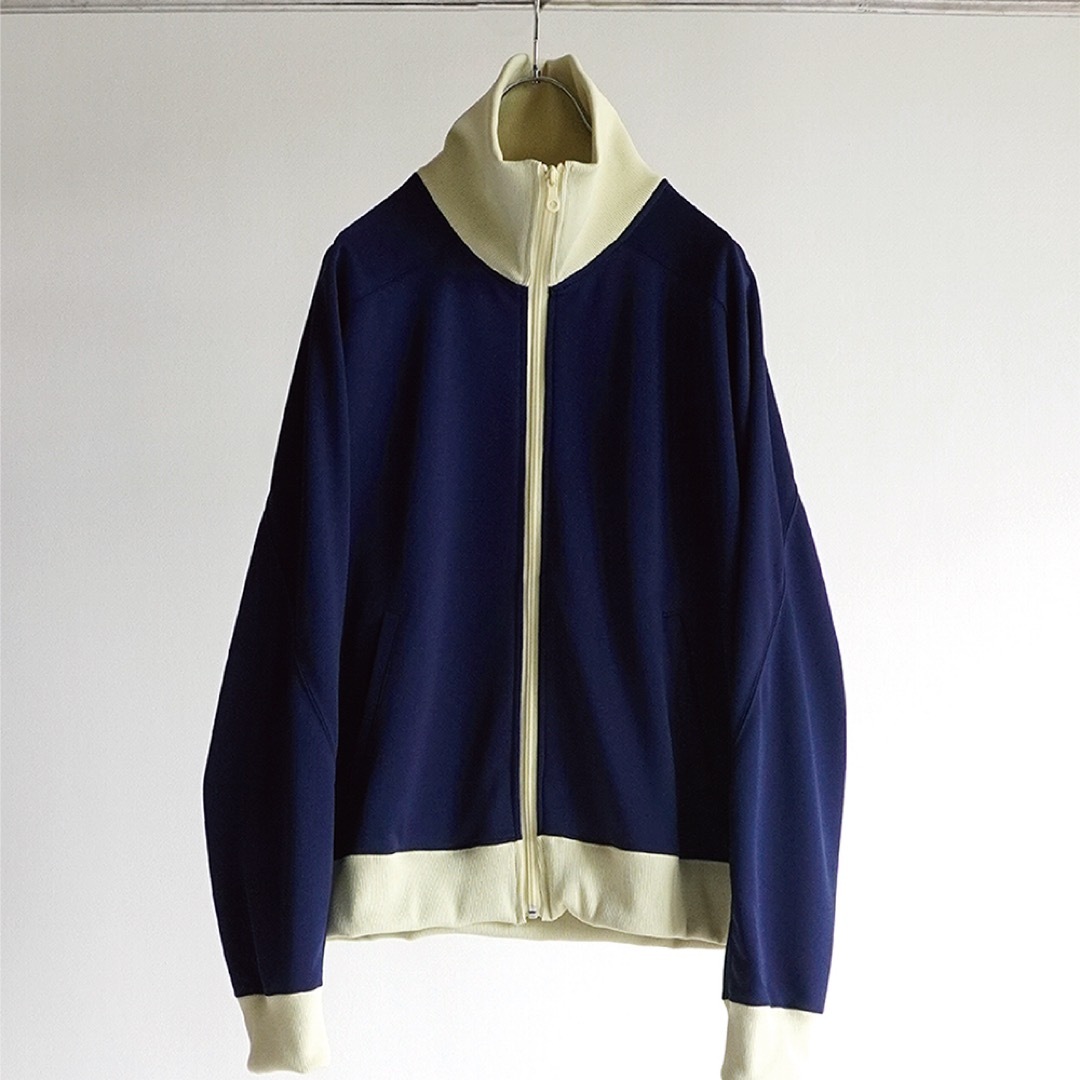 ANCELLM/ DRIVERS TRACK JACKET(NAVY)