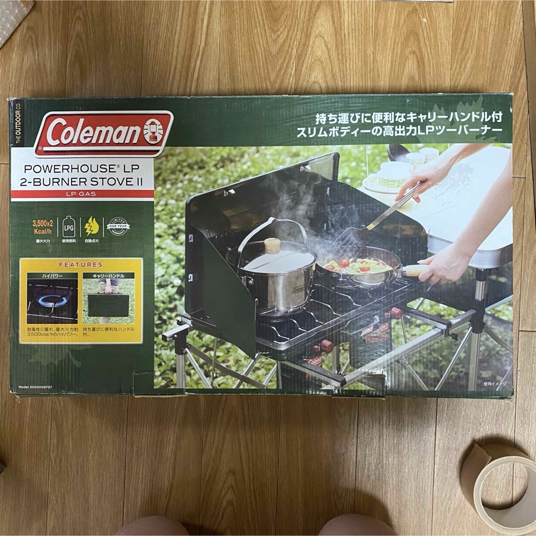 Coleman(コールマン)のColeman LPツーバーナー　POWERHOUSE ストーブ スポーツ/アウトドアのアウトドア(ストーブ/コンロ)の商品写真