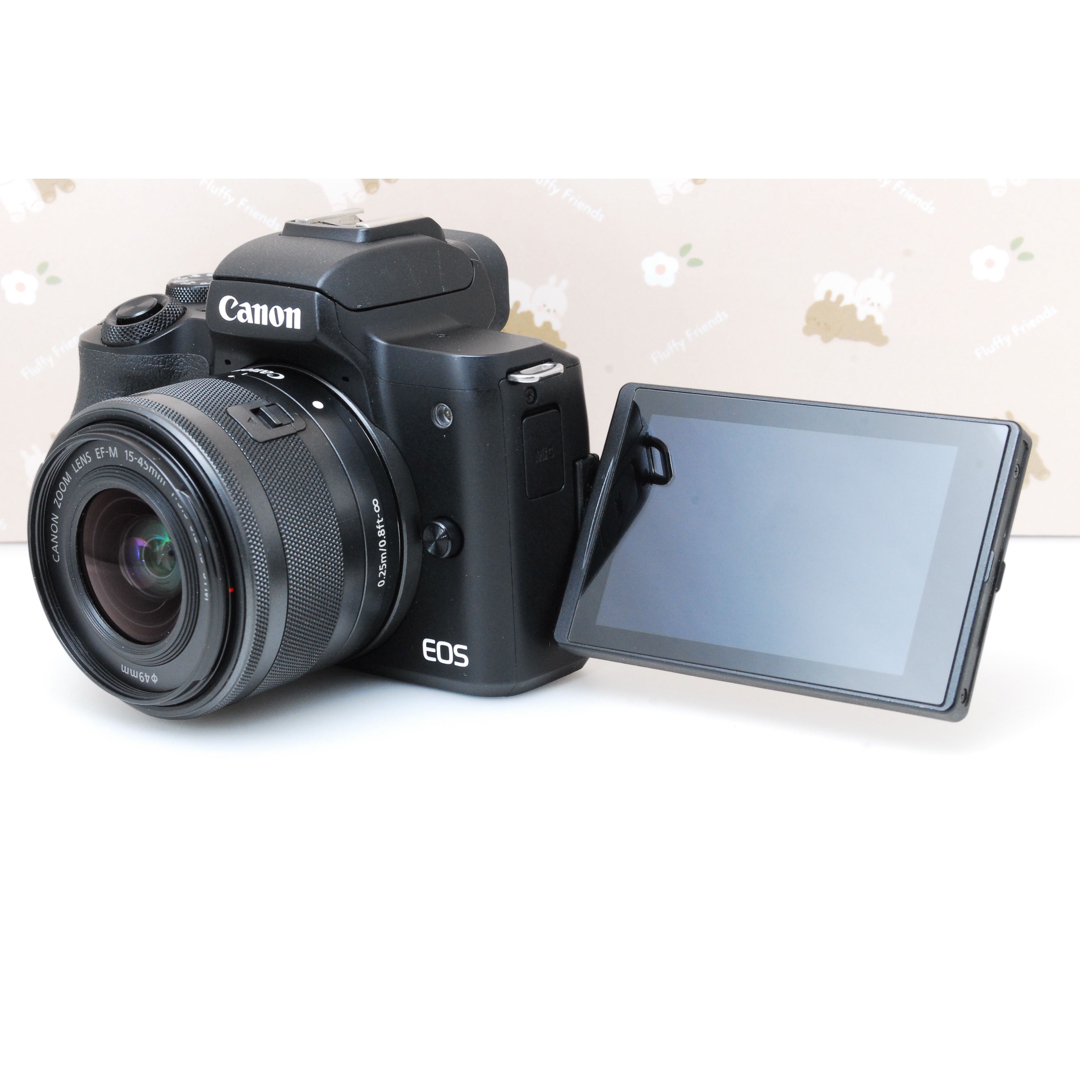 美品★Canon EOS Kiss M2★最新機種♪4K＆自撮り＆wifi搭載♪