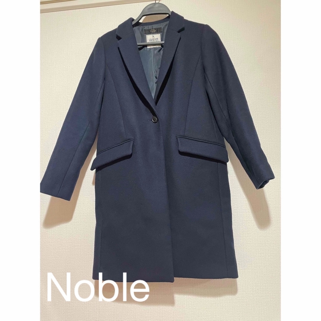 Noble(ノーブル)のNoble ハミルトンウールチェスターコート レディースのジャケット/アウター(チェスターコート)の商品写真