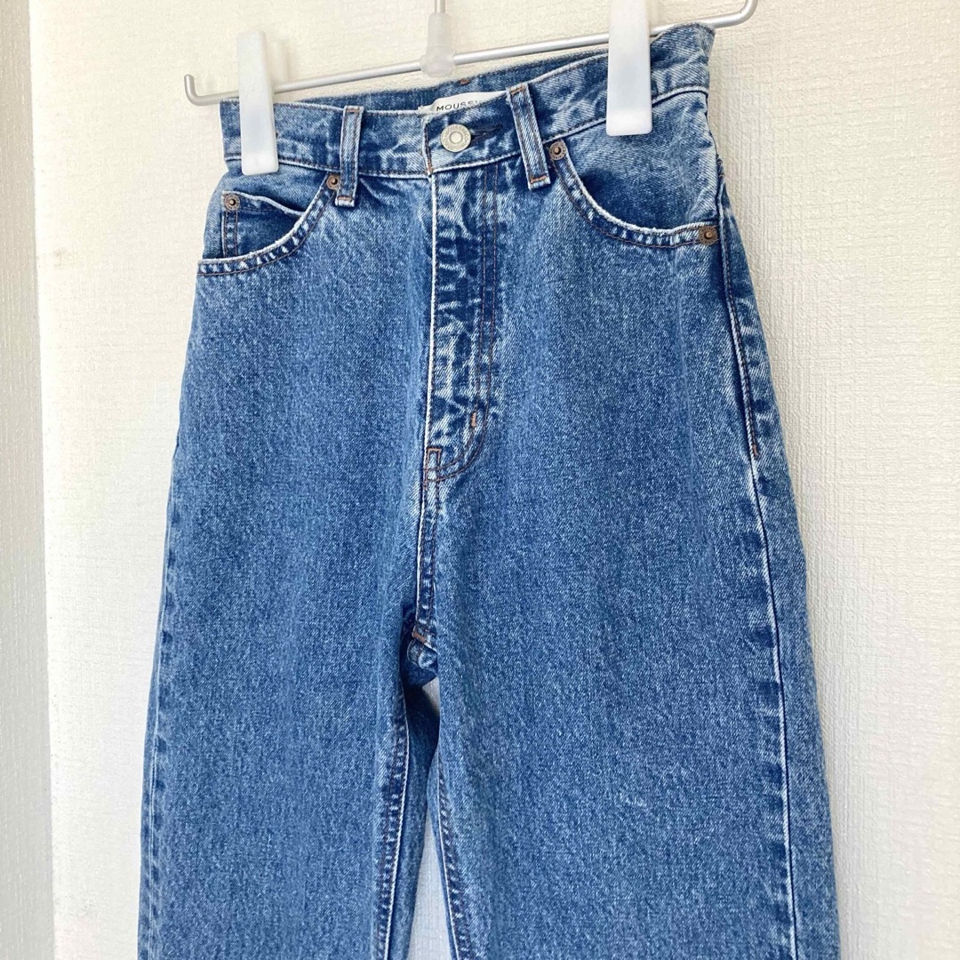 moussy(マウジー)のmoussy HW CHEMICAL SLIM TAPERED　デニムパンツ レディースのパンツ(デニム/ジーンズ)の商品写真