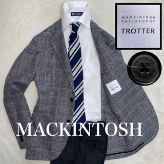 マッキントッシュフィロソフィー(MACKINTOSH PHILOSOPHY)のMACKINTOSH PHILOSOPHY 三陽商会　M位　英国風グレンチェック(テーラードジャケット)