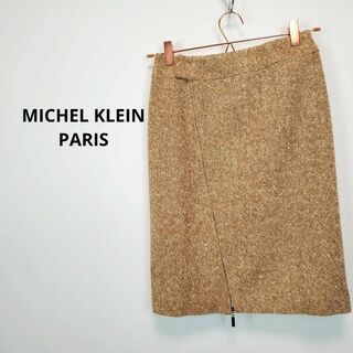 ミッシェルクラン(MICHEL KLEIN)のミッシェルクランMICHELKLEINレディース３６ゴールドタイトスカート(その他)