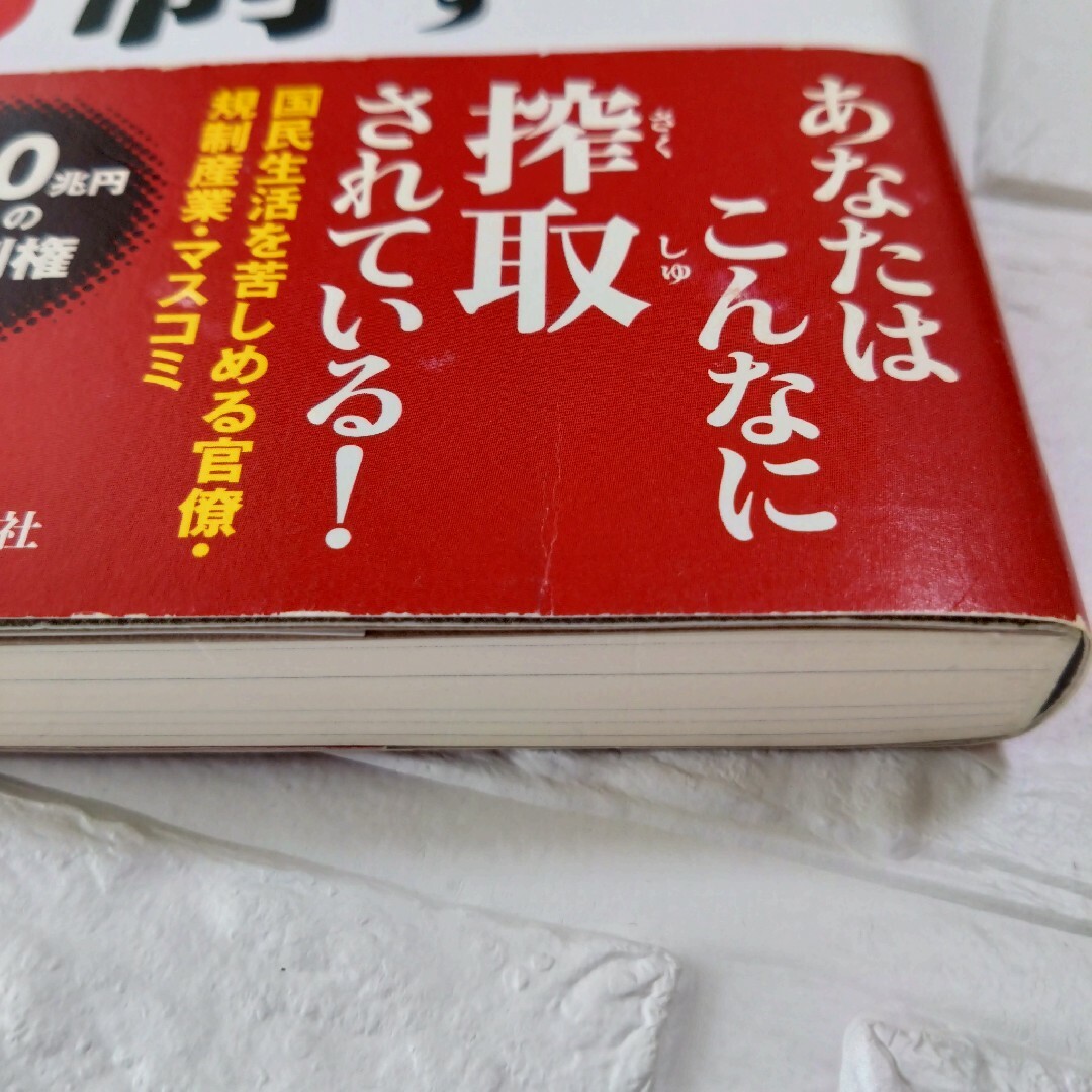 日本を亡ぼす岩盤規制　初版本　上念司　経済評論家 エンタメ/ホビーの本(人文/社会)の商品写真