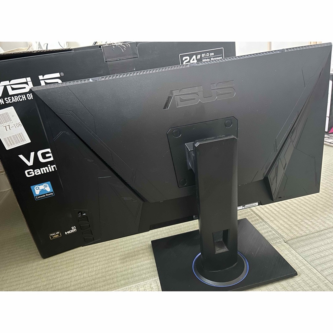 ASUS(エイスース)のASUS ゲーミングモニター VG245HE-J 24インチ スマホ/家電/カメラのPC/タブレット(ディスプレイ)の商品写真