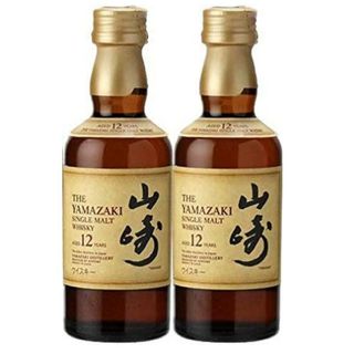 サントリー(サントリー)の最後です！サントリー シングルモルト　山崎１２年 50mlミニチュア瓶2本セット(ウイスキー)