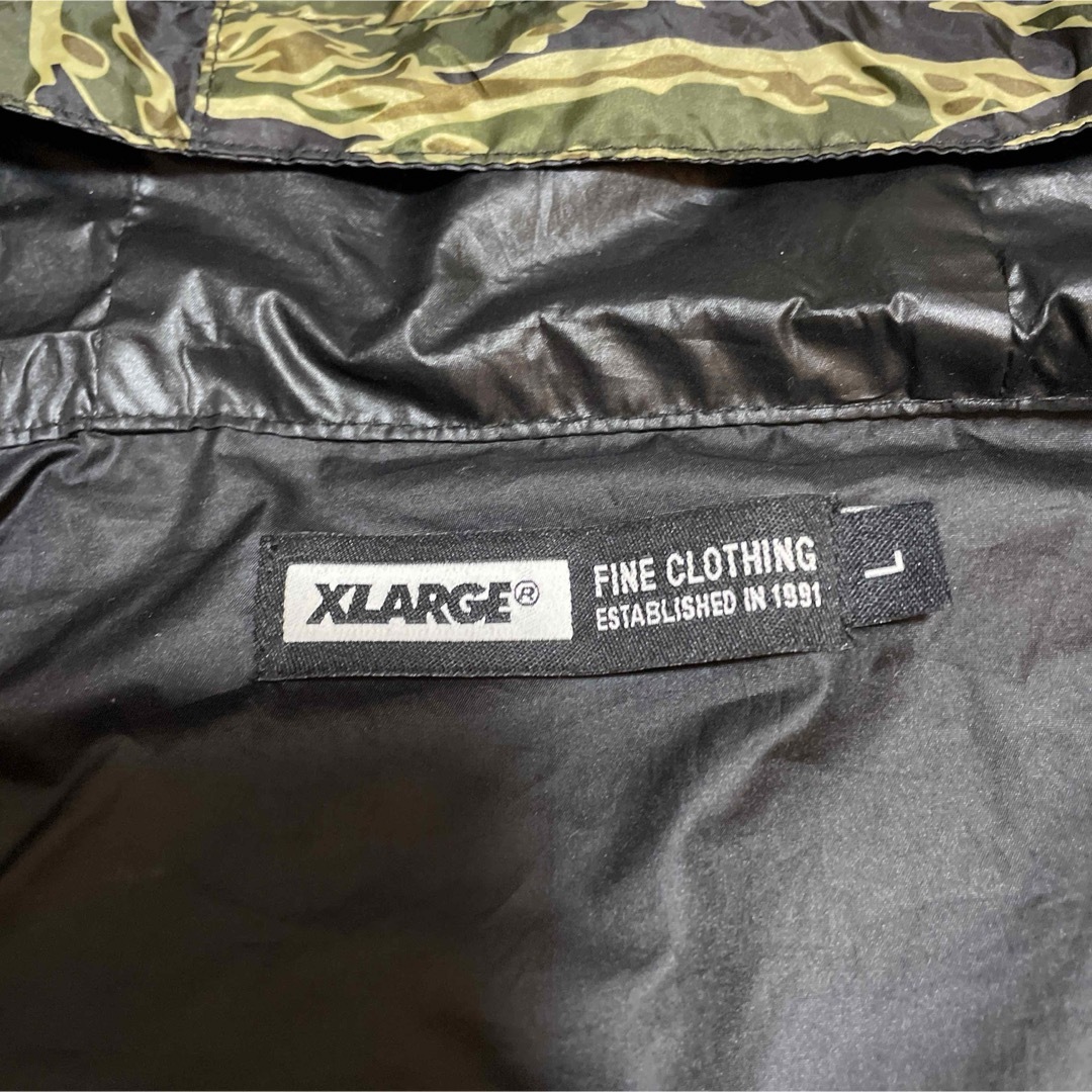XLARGE(エクストララージ)のxlarge エクストラージ 迷彩 ナイロンパーカー ジャケット ジップ カモ柄 メンズのジャケット/アウター(ナイロンジャケット)の商品写真