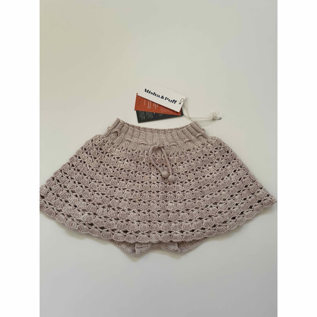 Misha & Puff(ミーシャアンドパフ)のMisha&Puff Crochet skirt 4-5y キッズ/ベビー/マタニティのキッズ服女の子用(90cm~)(スカート)の商品写真