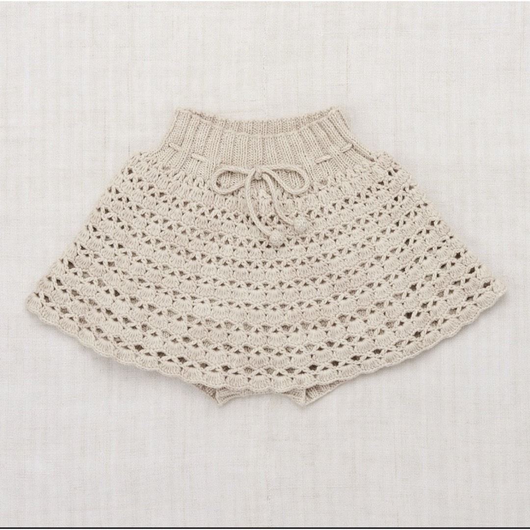 Misha & Puff(ミーシャアンドパフ)のMisha&Puff Crochet skirt 4-5y キッズ/ベビー/マタニティのキッズ服女の子用(90cm~)(スカート)の商品写真