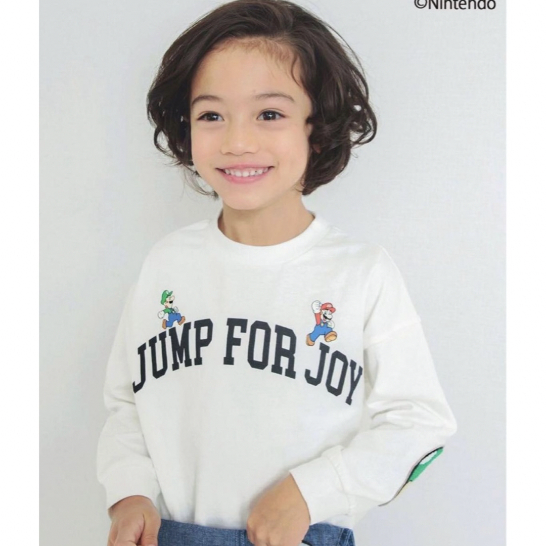 BREEZE(ブリーズ)のブリーズ スーパーマリオ 長袖 Tシャツ キッズ/ベビー/マタニティのキッズ服男の子用(90cm~)(Tシャツ/カットソー)の商品写真