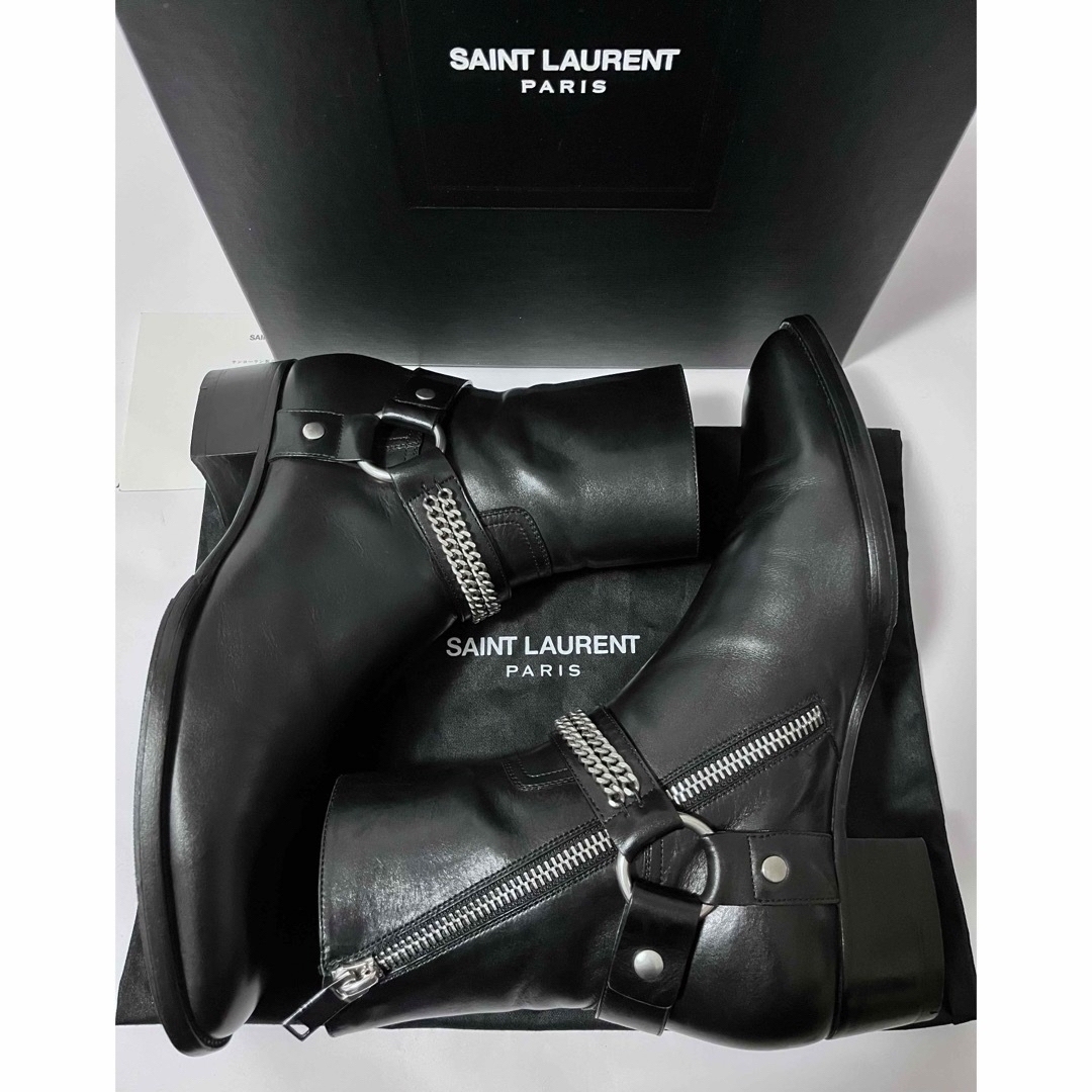 Saint Laurent(サンローラン)のSaint Laurent サンローラン　チェーンブーツ　ワイアット メンズの靴/シューズ(ブーツ)の商品写真