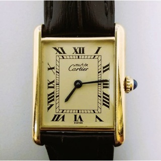 カルティエ(Cartier)のヴィンテージ Cartier カルティエ ヴェルメイユ タンク マストタンク(腕時計)