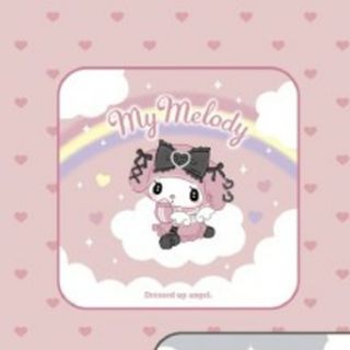 マイメロディ(マイメロディ)のマイメロディ My Melody おめかし天使 タオルハンカチ ピンク(タオル/バス用品)