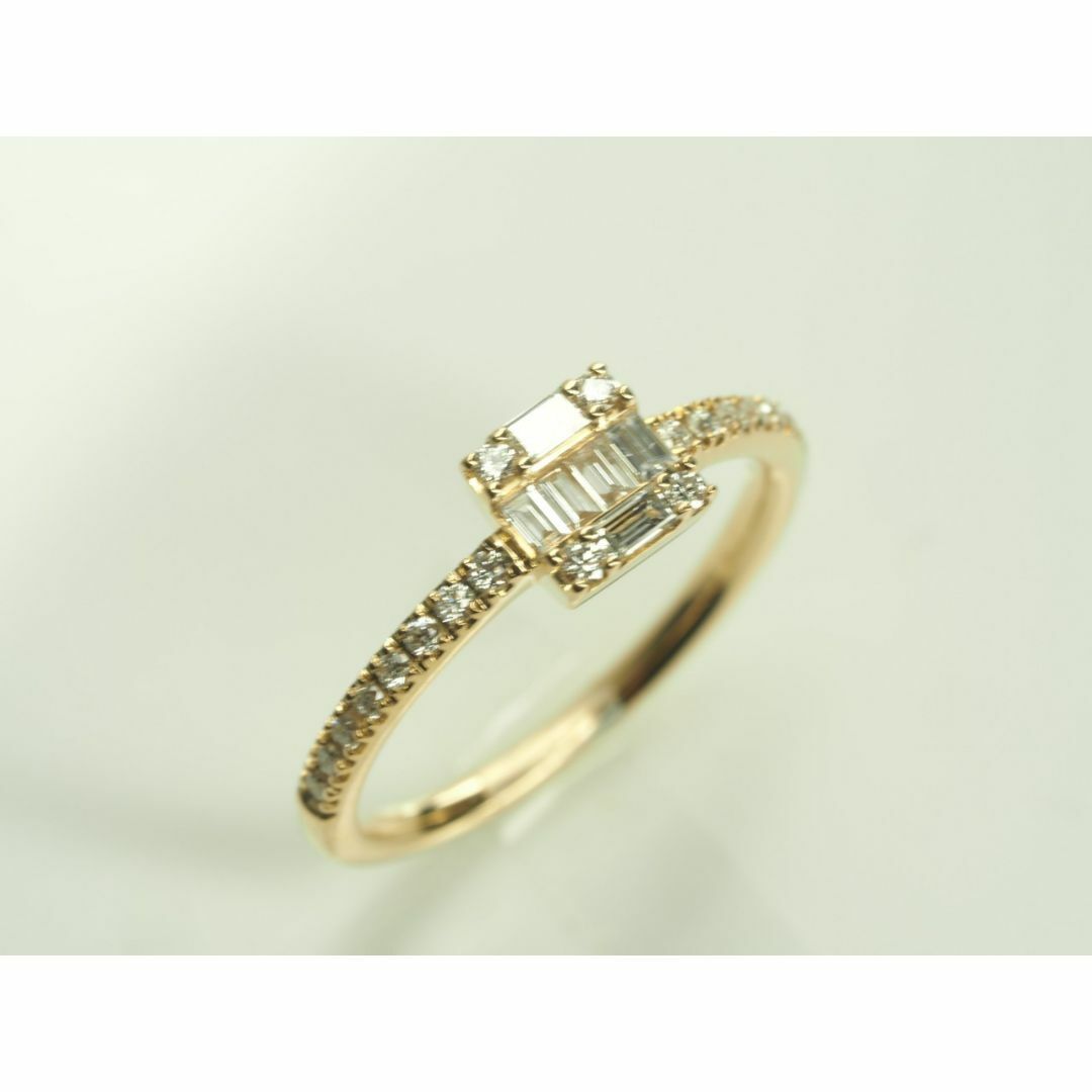 ◆ベルシオラ リング　指輪　ダイヤ 18金イエローゴールド K18YG 7号 レディースのアクセサリー(リング(指輪))の商品写真
