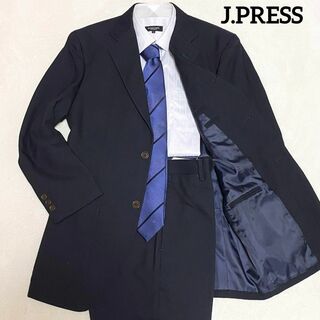 ジェイプレス(J.PRESS)のジェイプレス　スーツセット　ネイビー　C88〜96T165〜175（Mサイズ）(セットアップ)