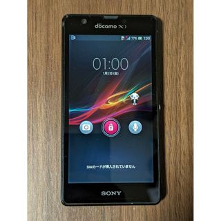 エクスペリア(Xperia)のXperia A ブラック 32GB docomo SO-04E(スマートフォン本体)