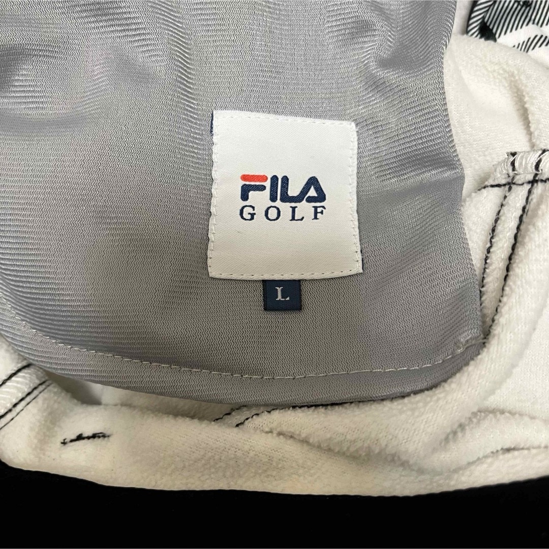 FILA(フィラ)のFILA GOLF 裏起毛 チェック柄 パンツ（メンズL） スポーツ/アウトドアのゴルフ(ウエア)の商品写真