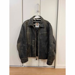 BALMAIN HOMME バルマン オム 11SS レザーサファリジャケット ブラック 44