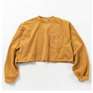 シンゾーン(Shinzone)のTHE SHINZONE Cropped Long TEE F イエロー(カットソー(長袖/七分))