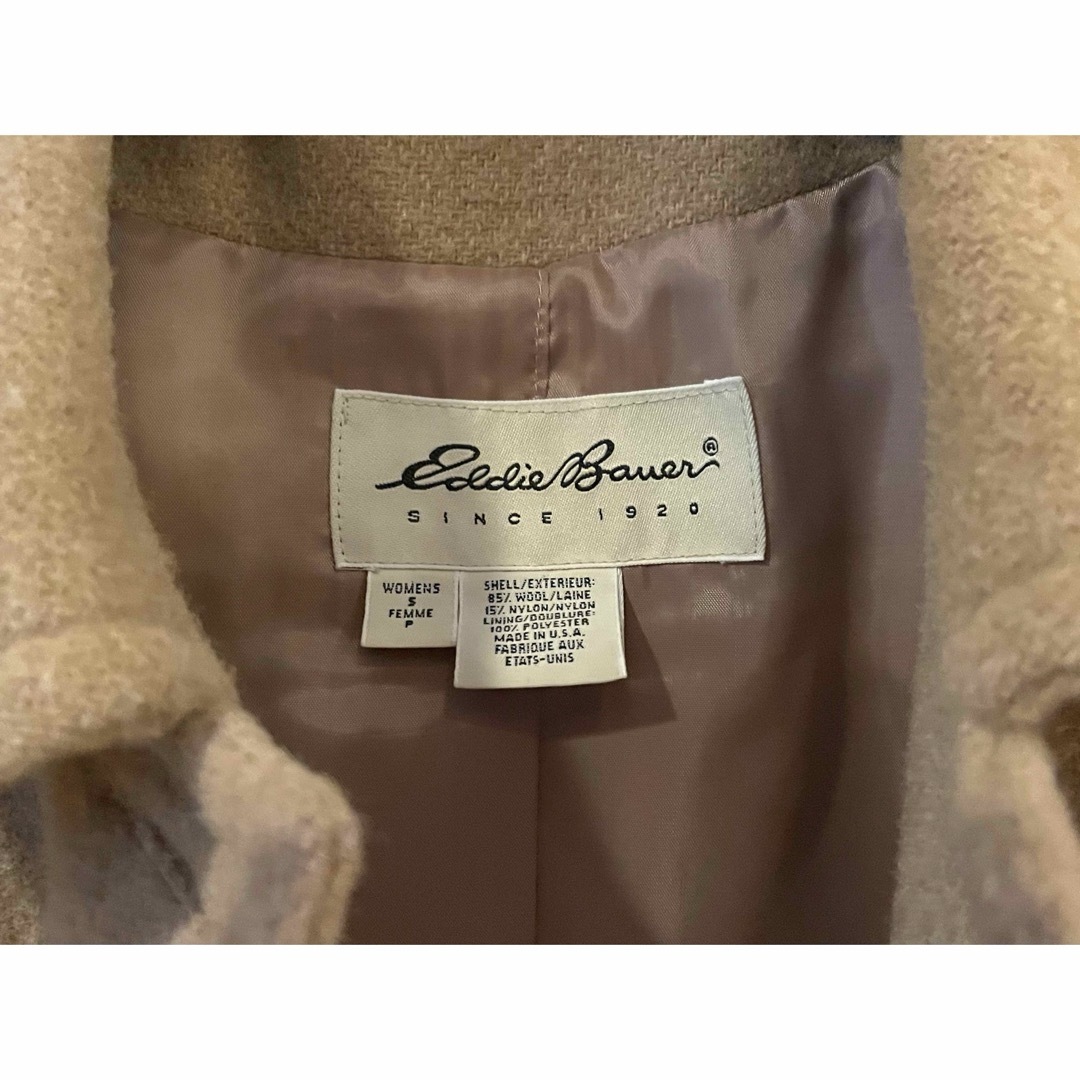 Eddie Bauer(エディーバウアー)の【美品】Eddie Bauer エディバウアー レディース ウールアウター L レディースのジャケット/アウター(その他)の商品写真