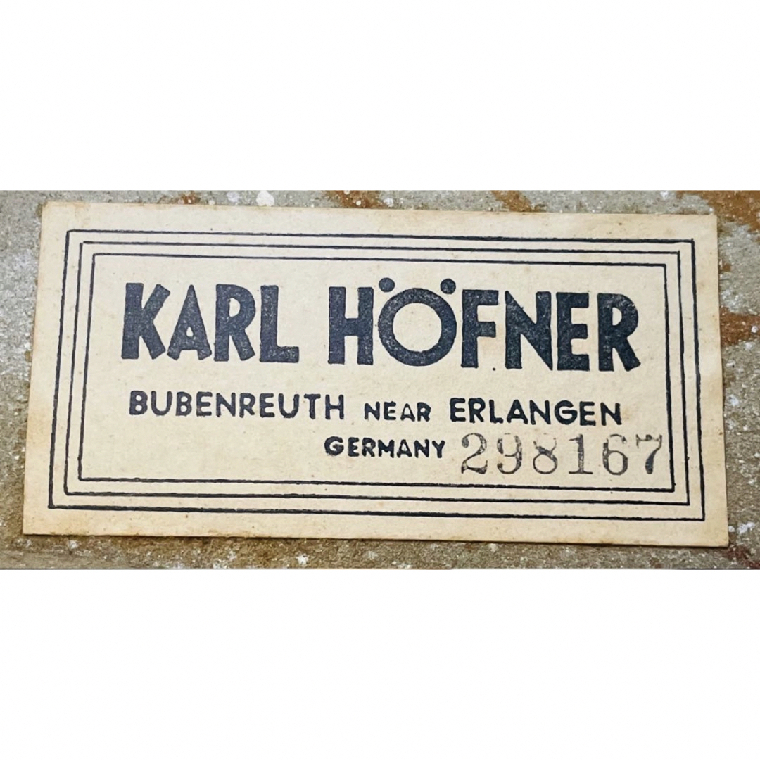 【調整品】 KARL HOFNER カールヘフナー チェロ ドイツ製  楽器の弦楽器(チェロ)の商品写真