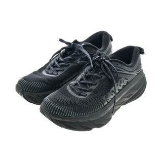 ホカオネオネ(HOKA ONE ONE)のHOKA ONE ONE ホカオネオネ スニーカー 24cm 黒 【古着】【中古】(スニーカー)