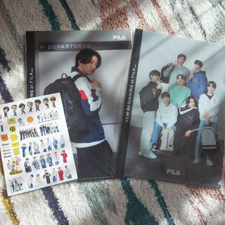 ボウダンショウネンダン(防弾少年団(BTS))の非売品　FILA　クリアファイル　BTS　ジョングク(アイドルグッズ)