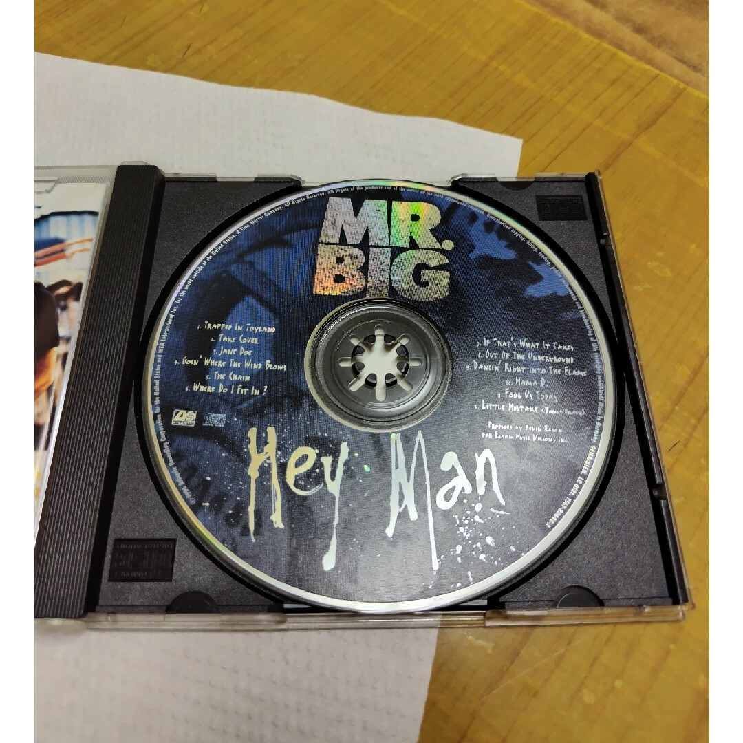 ミスタービッグ　ヘイ・マン　中古　CD　ハードロック　ロック・バンド　洋楽 エンタメ/ホビーのCD(ポップス/ロック(洋楽))の商品写真