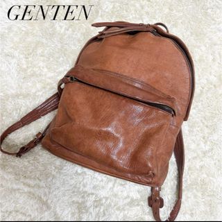 ゲンテン(genten)のGENTEN リュック ゴート ヌメ レザー バックパック 本革(リュック/バックパック)