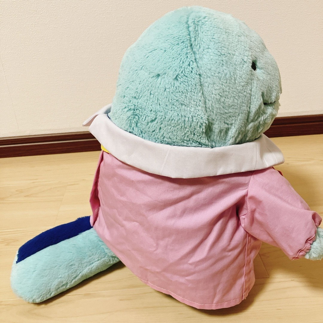 【チェル様専用】ふわふわヌオー 幼稚園に行くだぬセット ピンク ハンドメイドのぬいぐるみ/人形(ぬいぐるみ)の商品写真