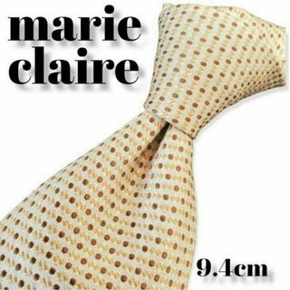 マリクレール(Marie Claire)のmarie claire　ブランドネクタイ　黄色　水玉　メンズ(ネクタイ)