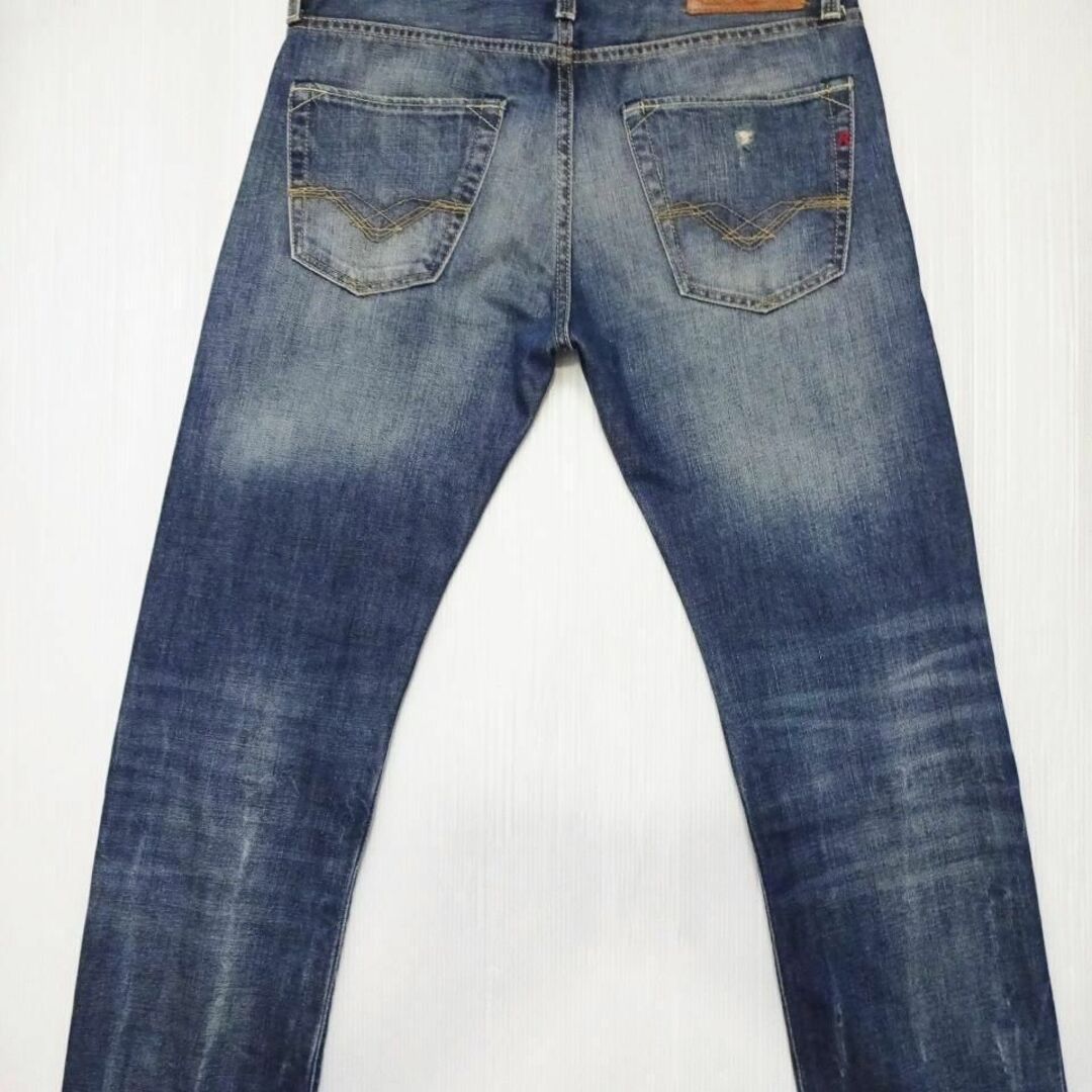 Replay(リプレイ)のリプレイ　JENNON　W82cm　スリムストレートデニム　藍青 メンズのパンツ(デニム/ジーンズ)の商品写真
