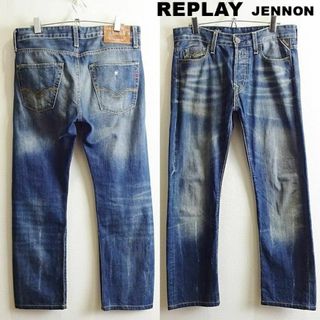 リプレイ(Replay)のリプレイ　JENNON　W82cm　スリムストレートデニム　藍青(デニム/ジーンズ)